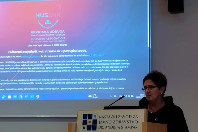 Nihada Omerdić, dipl. ing. kem. teh., moderatorica skupa i dopredsjednica udruge